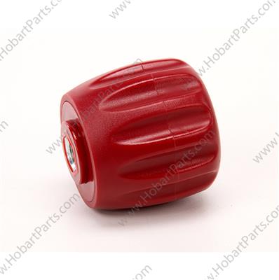 CARRIAGE KNOB,RED